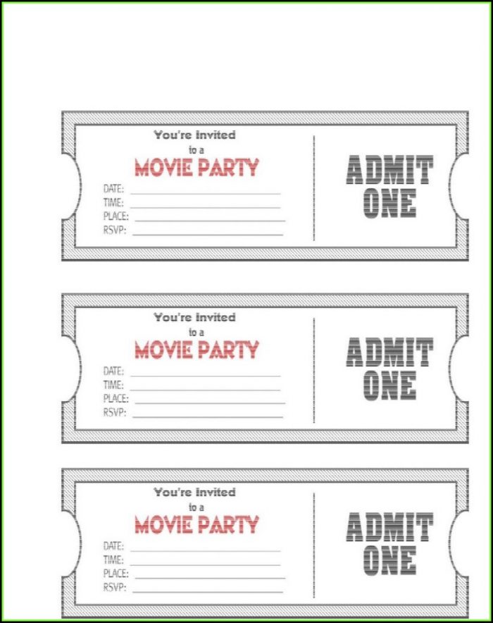 Concert Ticket Template Free Download Word Concert Ticket Template Free Download Word