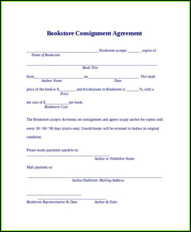Consignment Agreement Template Pdf Consignment Agreement Template Pdf