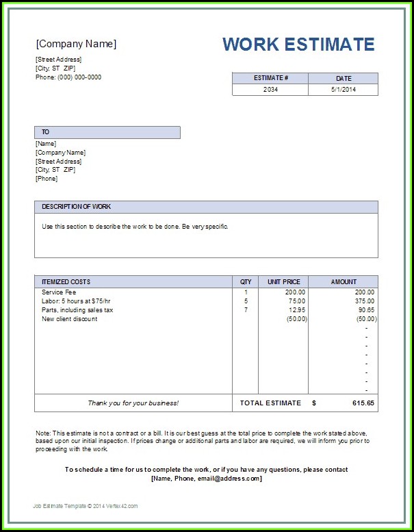 Construction Quote Template Uk Construction Quote Template Uk