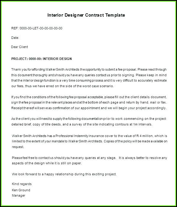 Contract Proposal Template Doc Contract Proposal Template Doc