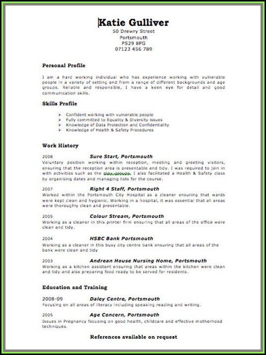 Curriculum Vitae Template Free Online Curriculum Vitae Template Free Online