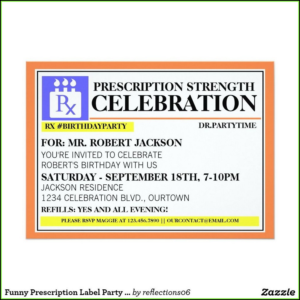 Cvs Prescription Label Template