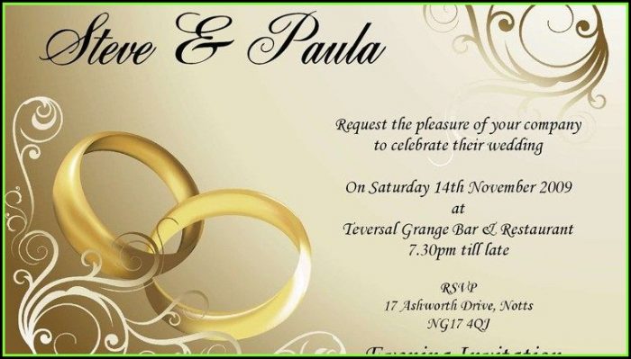 Editable Wedding Invitation Templates Download Editable Wedding Invitation Templates Download