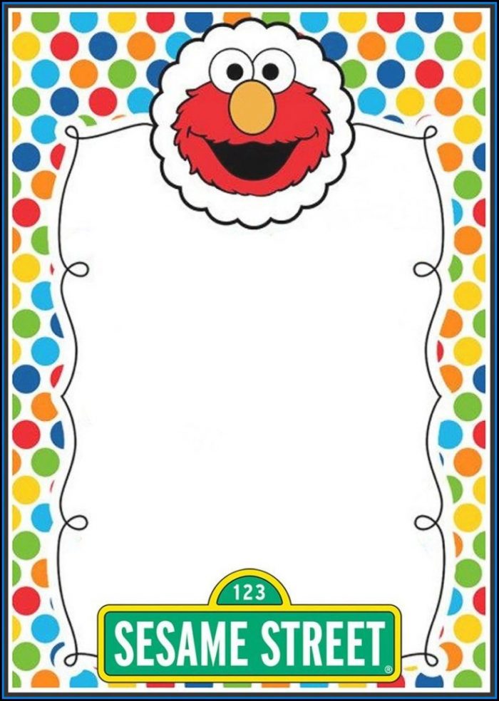 Elmo Invitations Template Elmo Invitations Template