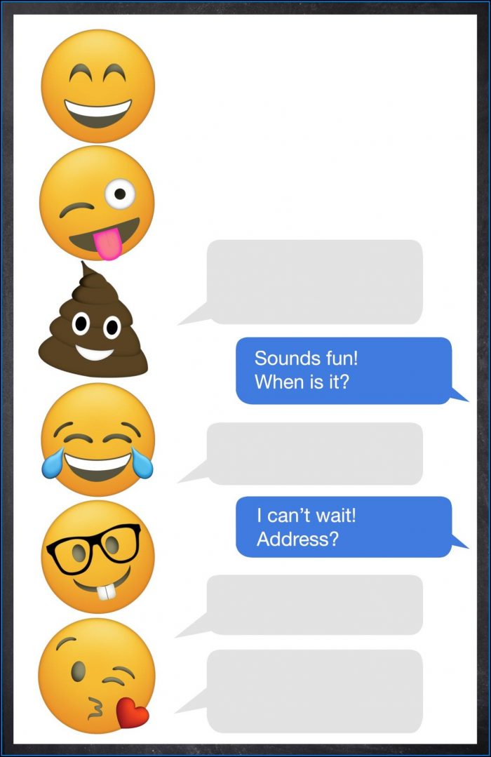 Emoji Birthday Invitations Template Free Emoji Birthday Invitations Template Free