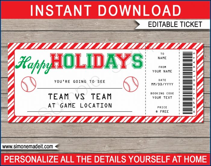 Fake Baseball Ticket Template Fake Baseball Ticket Template