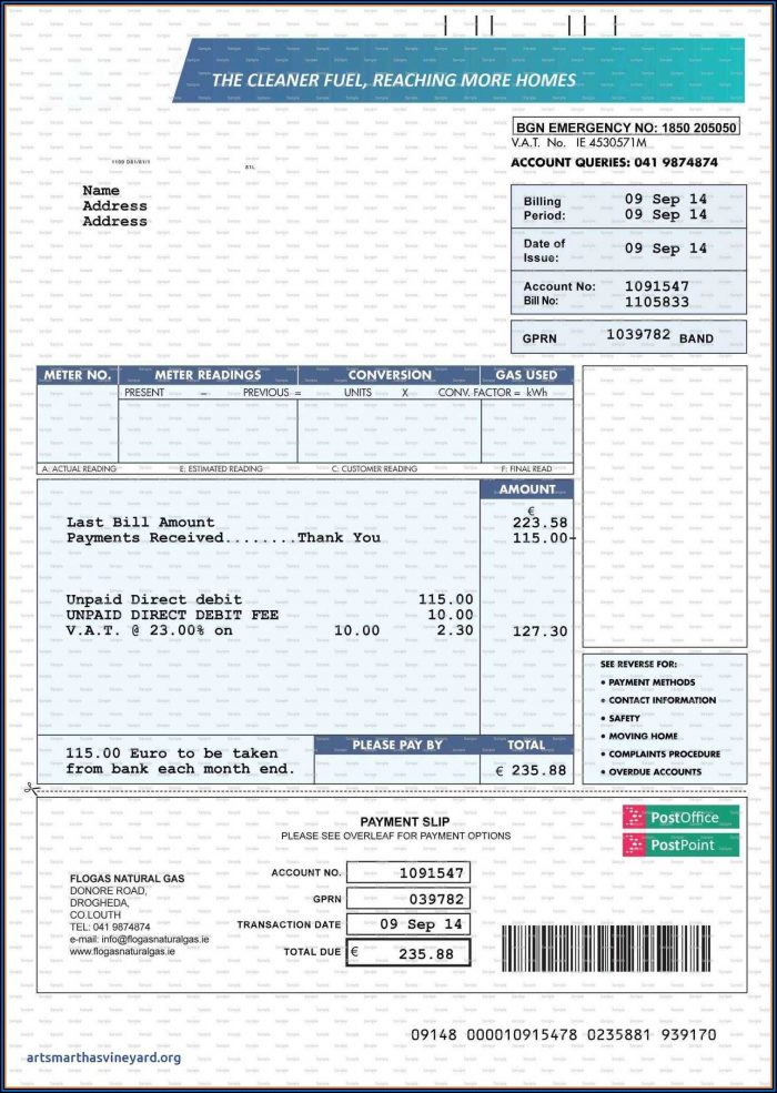 Fake Utility Bill Template Free Uk Fake Utility Bill Template Free Uk