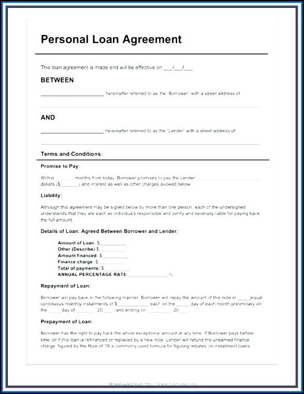 Family Loan Agreement Template South Africa Family Loan Agreement Template South Africa