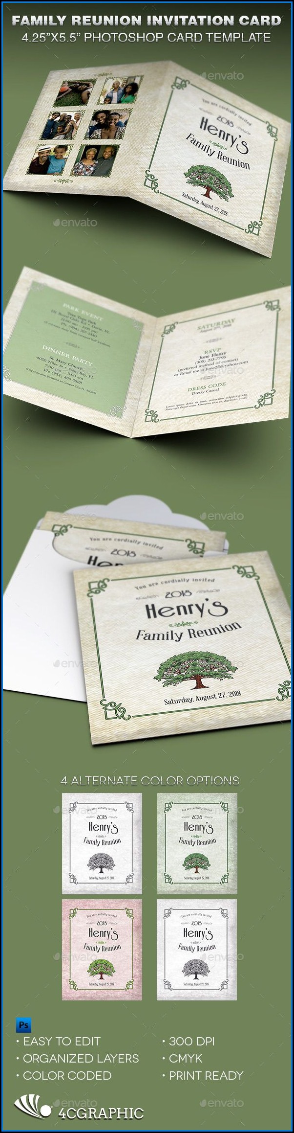 Family Reunion Invitation Card Templates Family Reunion Invitation Card Templates