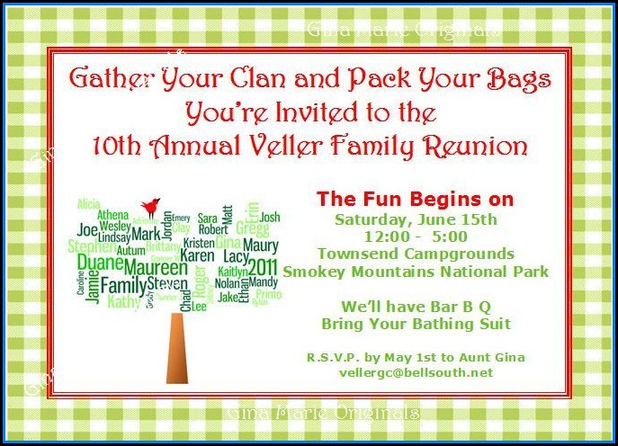 Family Reunion Invitation Letter Template Family Reunion Invitation Letter Template