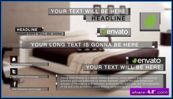 Free After Effects Lower 3rd Templates Free After Effects Lower 3rd Templates
