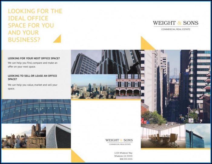 Free Commercial Real Estate Brochure Templates Free Commercial Real Estate Brochure Templates