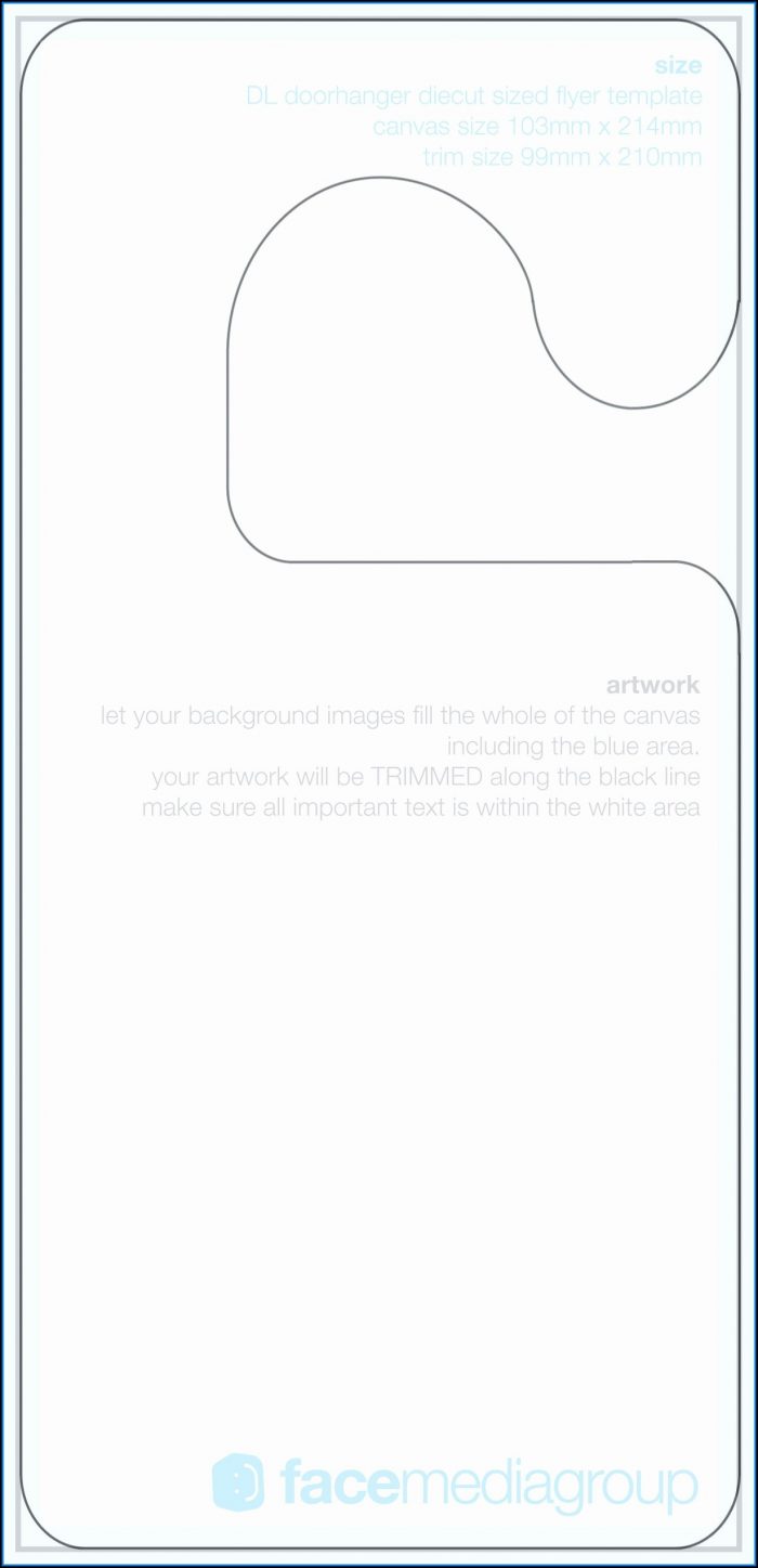 Free Door Hanger Template Illustrator Free Door Hanger Template Illustrator