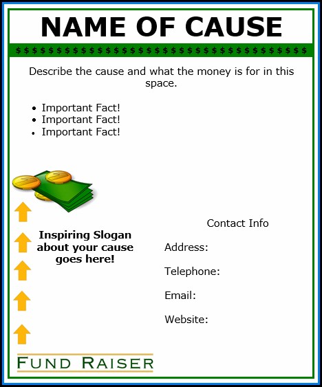 Free Fundraising Flyer Templates Free Fundraising Flyer Templates