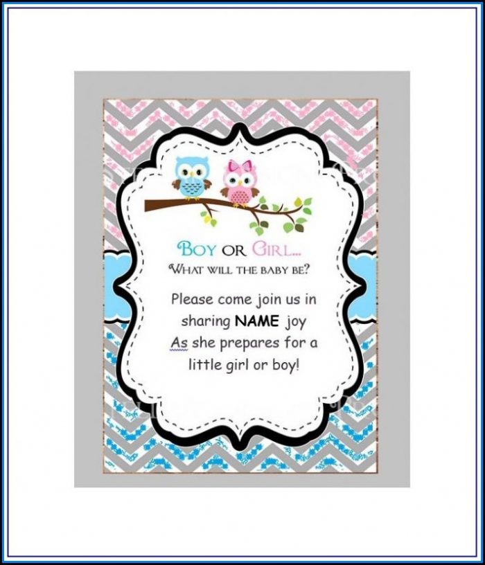 Free Gender Reveal Invitation Templates For Word Free Gender Reveal Invitation Templates For Word
