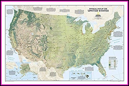Geographic United States Map Geographic United States Map