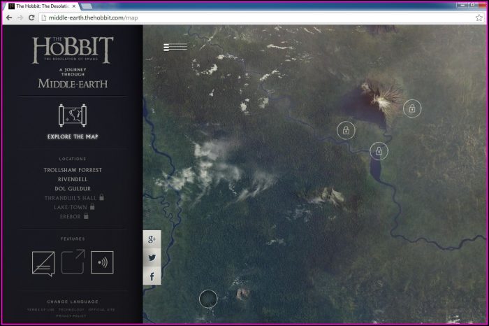 Google Chrome Middle Earth Map Google Chrome Middle Earth Map