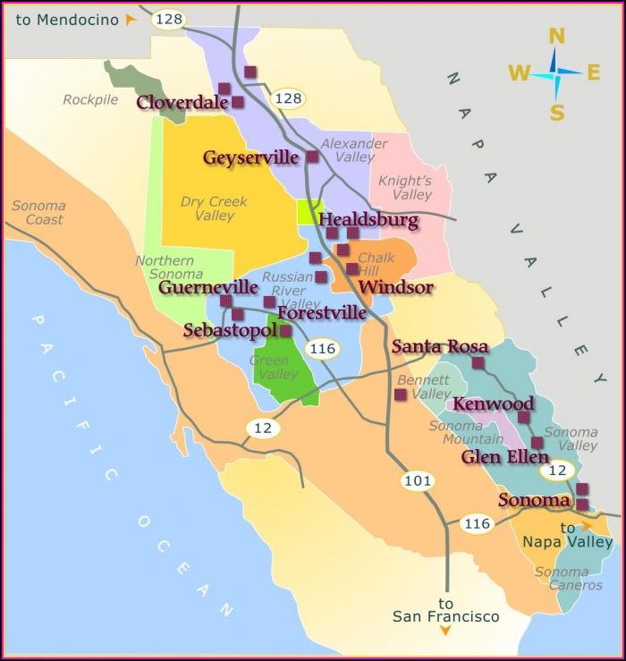 Google Map Napa Valley California Google Map Napa Valley California