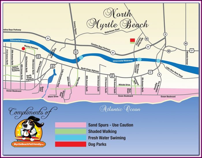 Google Map Of Myrtle Beach Hotels Google Map Of Myrtle Beach Hotels