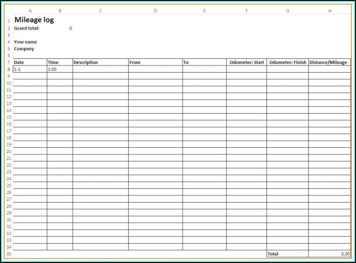 Irs Mileage Log Template 2015 Irs Mileage Log Template 2015