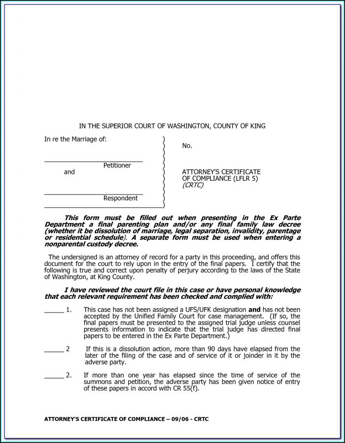 King County Divorce Filing Fee King County Divorce Filing Fee