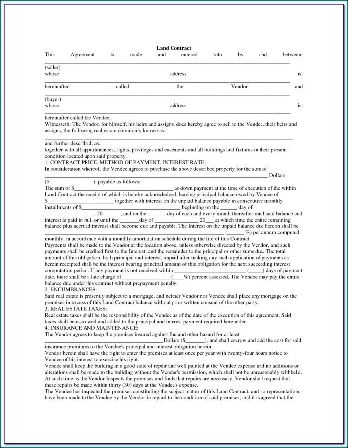 Land Contract Forfeiture Form Ohio Land Contract Forfeiture Form Ohio