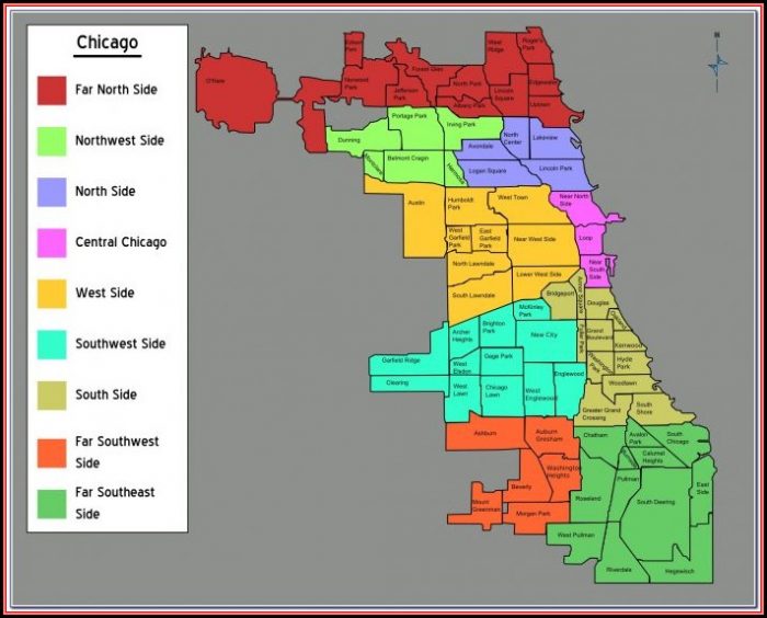 Map Of Chicago Neighborhoods 2018 Map Of Chicago Neighborhoods 2018