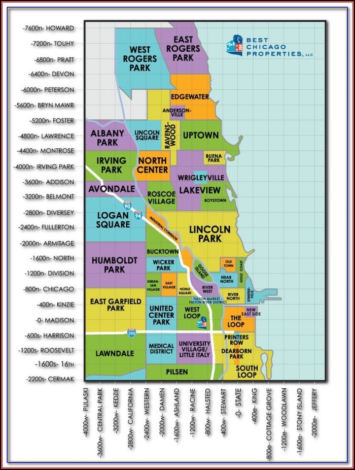 Map Of Chicago Neighborhoods With Zip Codes Map Of Chicago Neighborhoods With Zip Codes