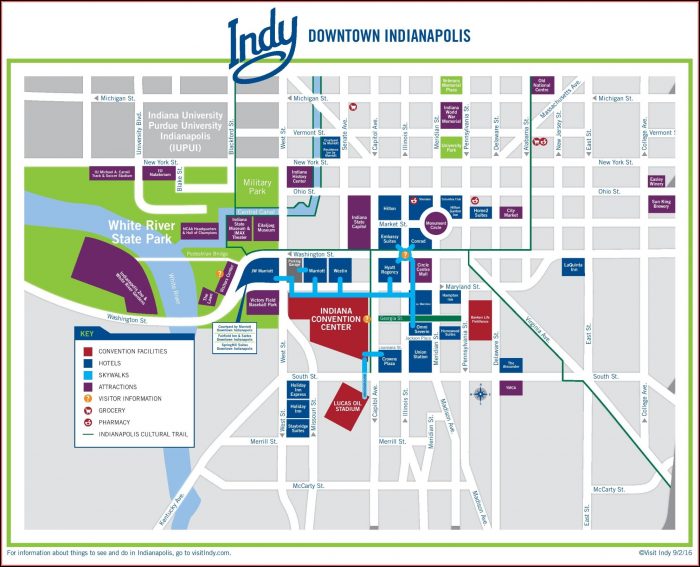 Map Of Hotels Downtown Indianapolis Map Of Hotels Downtown Indianapolis