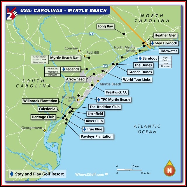 Map Of Hotels Near Myrtle Beach Boardwalk Map Of Hotels Near Myrtle Beach Boardwalk