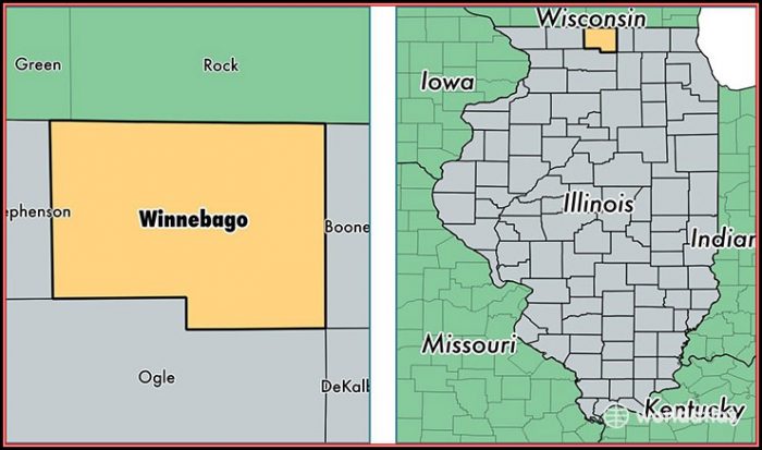 Map Of Winnebago County Il Map Of Winnebago County Il