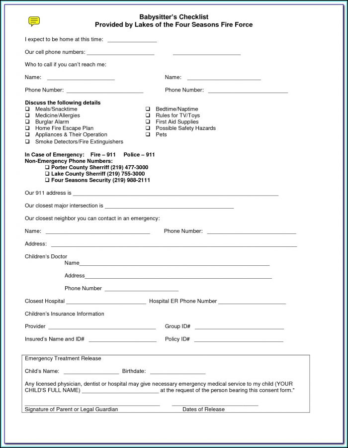 Medical Consent Form For Child While Parents Are Away Medical Consent Form For Child While Parents Are Away