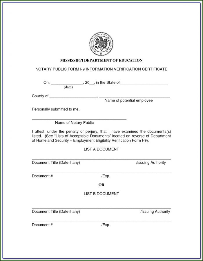 Notary Public Forms Of Id Notary Public Forms Of Id