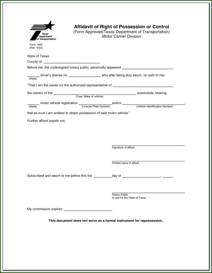 Notary Public Forms Texas Notary Public Forms Texas