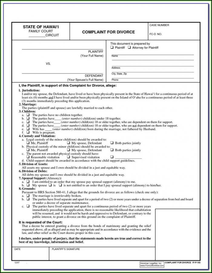 Ny Uncontested Divorce Forms Ny Uncontested Divorce Forms