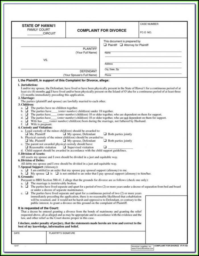 Nys Uncontested Divorce Forms Nys Uncontested Divorce Forms