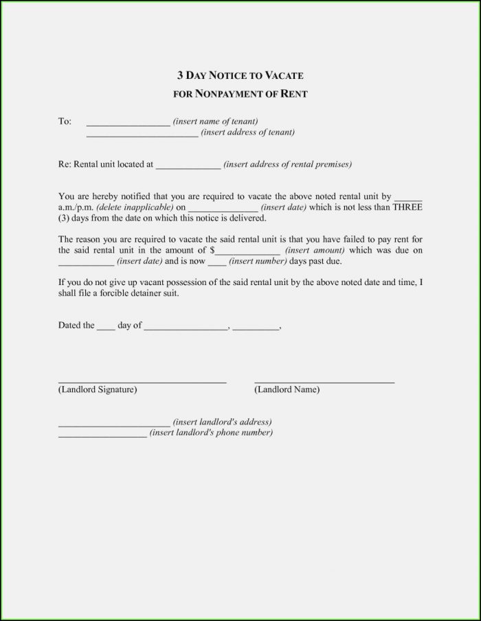 Ohio Three Day Eviction Notice Form Ohio Three Day Eviction Notice Form