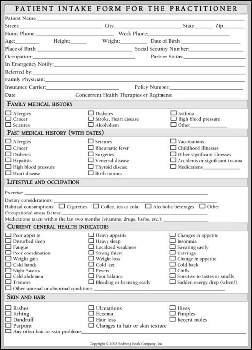 esthetician-intake-form-template