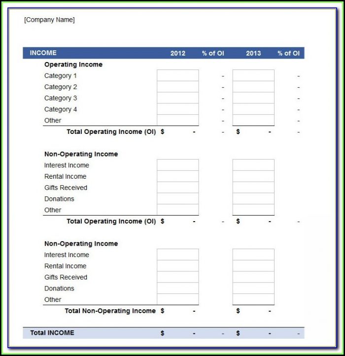 Profit And Loss Statement Form Pdf Free Profit And Loss Statement Form Pdf Free