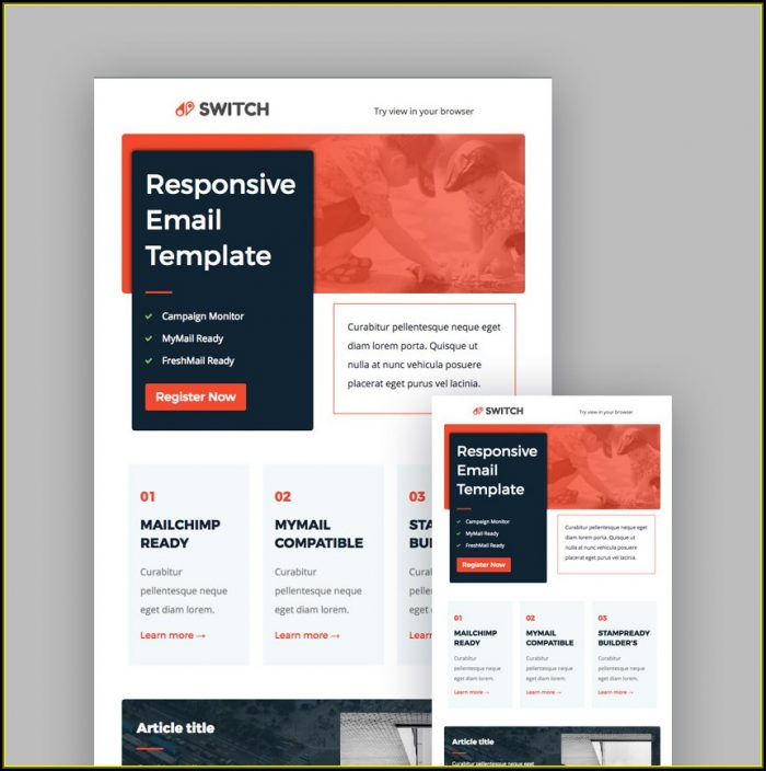 Responsive Email Newsletter Templates Mailchimp Responsive Email Newsletter Templates Mailchimp