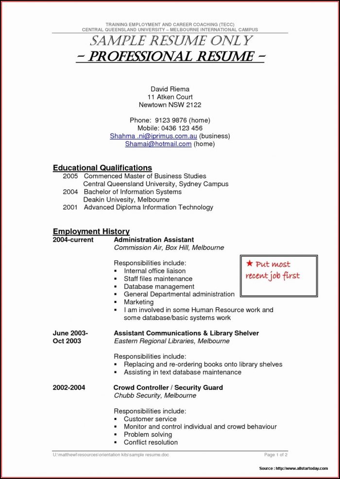 Sample Resume For Security Guard Pdf Sample Resume For Security Guard Pdf