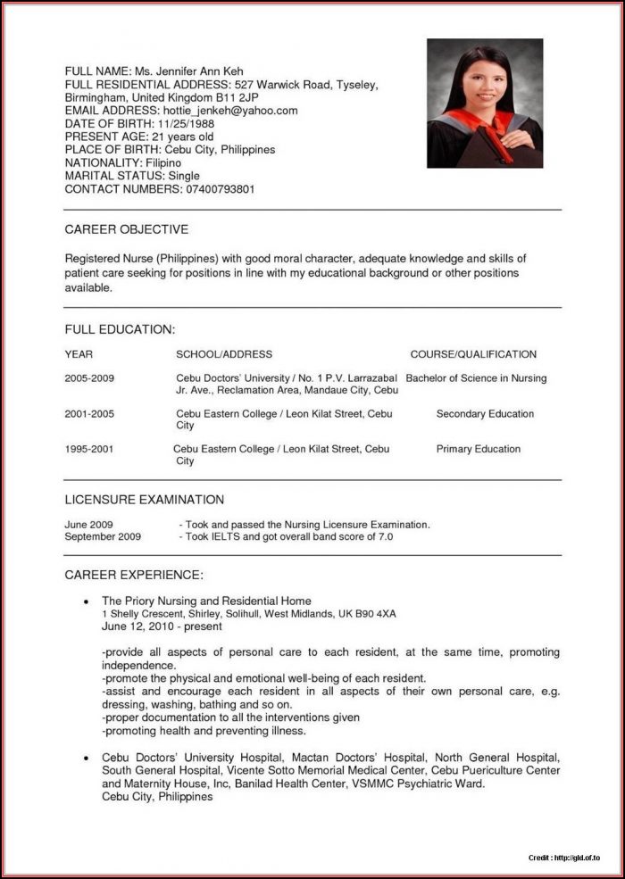 Sample Staff Nurse Resume Malaysia Sample Staff Nurse Resume Malaysia