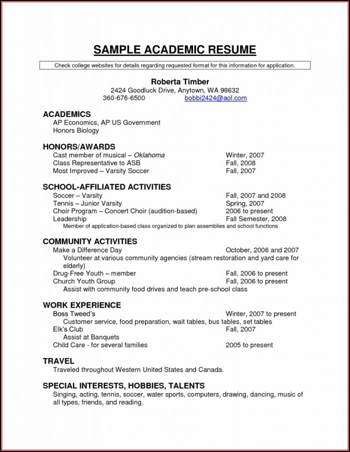 Scholarship Resume Templates Samples Scholarship Resume Templates Samples