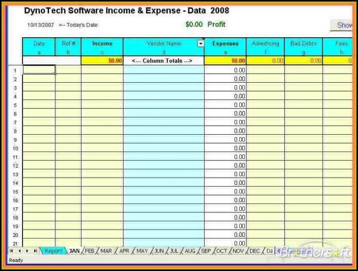 Small Business Tax Spreadsheet Template Small Business Tax Spreadsheet Template
