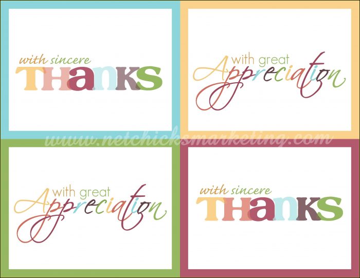 Thank You Card Template Free Thank You Card Template Free