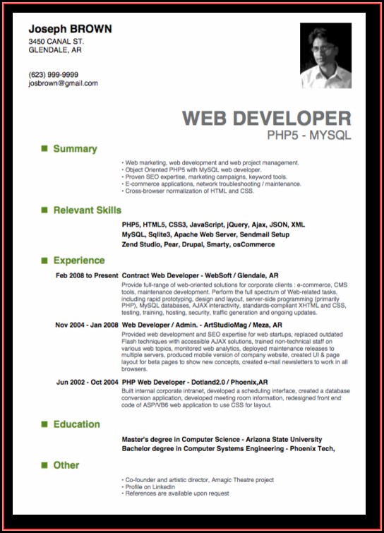 Top 10 Resume Templates Word Top 10 Resume Templates Word