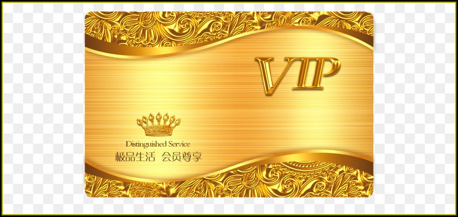 Vip Membership Card Template - Template 2 : Resume Examples #4Y8bNax86m