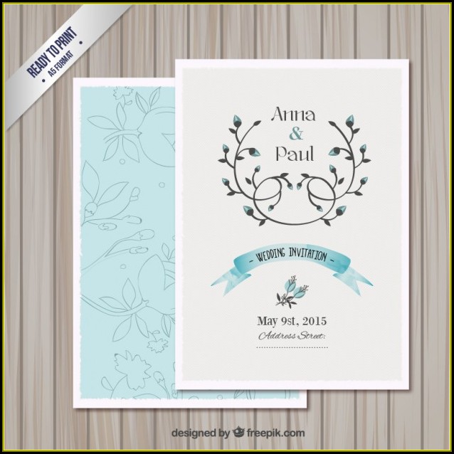 Wedding Card Invitation Template Free Wedding Card Invitation Template Free