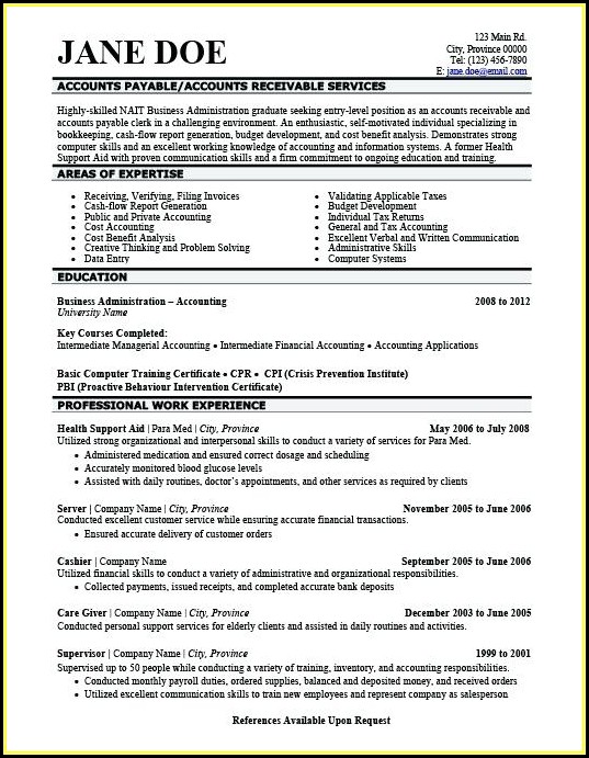 Accounts Payable Resume Format In India Accounts Payable Resume Format In India