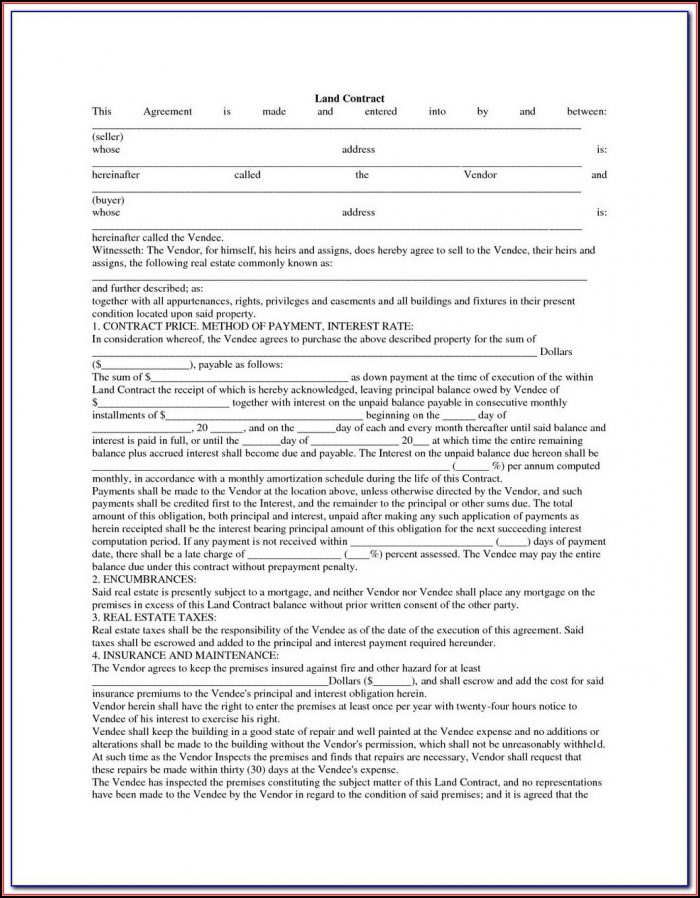 Assignment Of Land Contract Form Michigan Assignment Of Land Contract Form Michigan